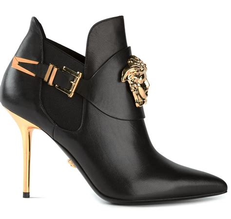 versace women's buckle shoes